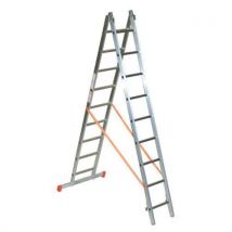 Facal - Escalera autoestable 2 tramos 3 m con barra estabilizadora