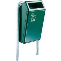 Capitole - Soporte para papelera modelo poste col.: gris