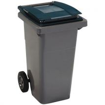 Sulo - Contenedor 240l gris/verde verde pega fron tal