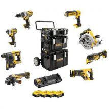 Dewalt - Kit de 8 herramientas 18v - 5ah iones de litio / gama xr