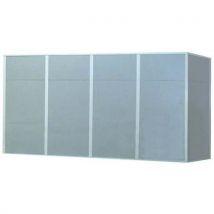 Mampara doble con pared de cha tipo: mampara m altpnel: 2.50 - Manutan