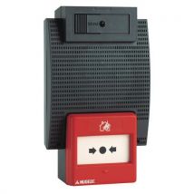 Nugelec - Caja de alarma contra incendios tipo 4 con pilas