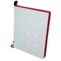 Outils Oceans - Carpeta intercambio correo interno grosor 3 cm blanco/rojo