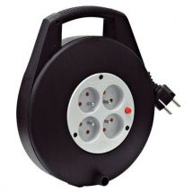 Brennenstuhl - Carrete cerrado 10m con cortacircuitos vv f 3g15