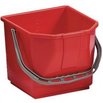 TTS - Seau rectangular 25 l rojo cap:25l / dim:7 3x43x55cm