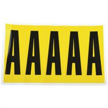 Manutan - Conjunto de 26 letras de a a z de 45x130 mm - manutan
