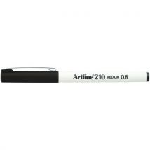 Artline - Bolígrafo indeleble artline 210 negro