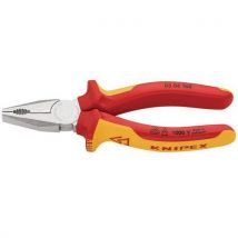 Knipex - Alicate universal aislado cromado knipex 1000vvde 160 mm