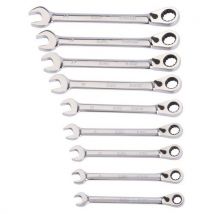 SAM - Juego de 9 llaves mixtas de carraca multituercas