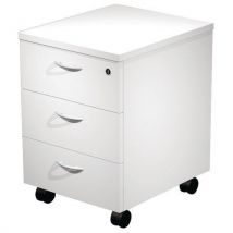 Artarredi - Cajonera móvil solo 3 cajones blanco