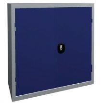 Acial - Armario puertas batientes acial 100 x 102 cm 1359 gris/azul