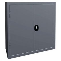 Acial - Armario puertas batientes acial 100 cm x 102 cm 9006 alu.