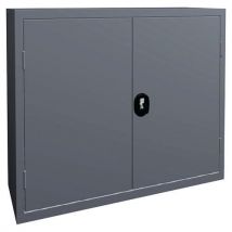 Acial - Armario puertas batientes acial anchura 120 cm 9006 aluminio