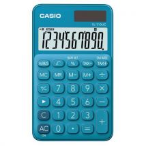 Casio - Calculadora de bolsillo - sl-310uc - 10 dígitos - azul - casio