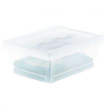 Bito - Caja 38l tapa integrada traslúcida 610x x400x240mm
