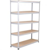 Manutan - Estantería de archivos rapid 1 1980x1830x610 5 baldas galv.