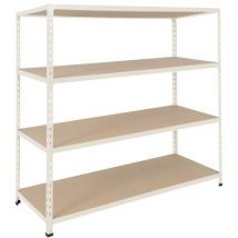 Manutan Expert - Estantería manutan rapid 2 1830x1220x455 gris - 4 niveles