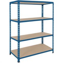 Manutan Expert - Estantería manutan rapid 2 1980x915x610 azul - 4 niveles