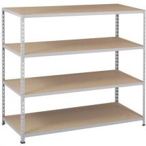 Manutan - Estantería manutan rapid 2 1980x1525x305 galvanizada - 4 niveles