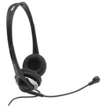 Dacomex - Auriculares estéreo ajustables con jack 35 mm - negro/gris