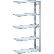 Lista - Estantería galvanizada adicional de 1000x400x2200 mm - capacidad 220 kg
