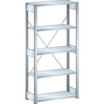 Lista - Estantería galvanizada de partida de 1000x400x2200 mm - capacidad 160 kg