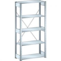 Lista - Estantería galvanizada de partida de 1000x400x2200 mm - capacidad 220 kg