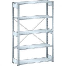 Lista - Estantería galvanizada de partida de 1300x500x2200 mm - capacidad 160 kg