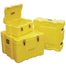 Contenedor Navette 53 L Amarillo - Polietileno Apilable - Ideal Almacenamiento