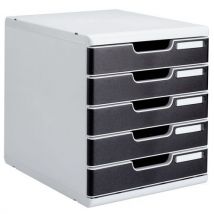 Multiform - Archivador 5 cajones color negro