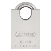 Abus - Candado abus inox 50 mm entreabierto