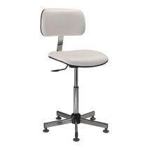 Asiento blanco de laboratorio con patas - Manutan