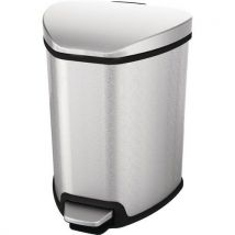 EKO - Cubo de basura grace con pedal 5 l acero inoxidable mate