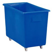 Caja de polietileno móvil capacidad 170l - Manutan