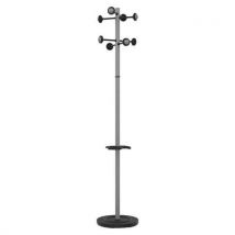 Unilux - Perchero con paragüero regulable - recepción - gris
