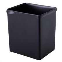 Manade - Papelera tribu de polipropileno con capacidad para 26 l en negro