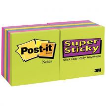 Post-it - Set de postit sticky color 90 hojas 76x76 mm