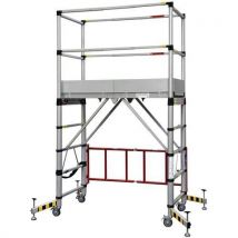 Duarib - Andamio aluminio teletower altura de piso 2 m-58 kg