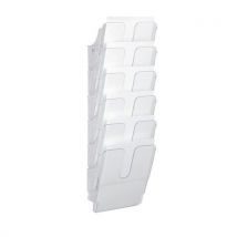 Durable - Clasificador mural flexiplus a4 6 casilleros horizontal transparente