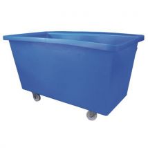 Caja carrito móvil 425l azul polietileno - Manutan