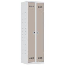 Vinco - Taquilla multiservicio perchero 600 mm anclaje gris pardo
