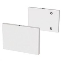 Base de panel cerrado corto 80 cm - blanca - Manutan
