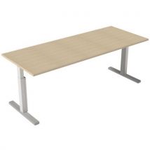 Robberechts - Escritorio recto 180 x 80 cm - base en t - arce