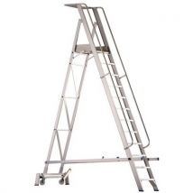 Solide - Plataforma móvil plegable de 12 peldaños