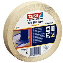 Tesa - Cinta adhesiva antideslizante fosforescente 15 m x 25 mm