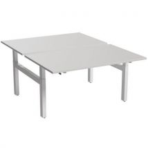 Escritorio recto bench 2 plazas 160 cm - blanco - Manutan