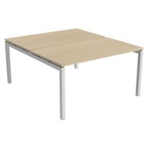 Robberechts - Escritorio recto bench 2 plazas 140 cm - arce