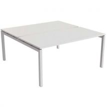 Robberechts - Escritorio recto bench 2 plazas 160 cm - blanco