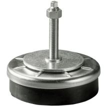 Soporte Antivibraciones Goma - Base 120mm Varilla 120mm Carga 1000kg - Reduce Vibraciones Máquina Taller