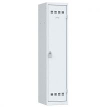 Vinco - Vestuario industrial ropa sucia 1 col. 400 mm llaves gris